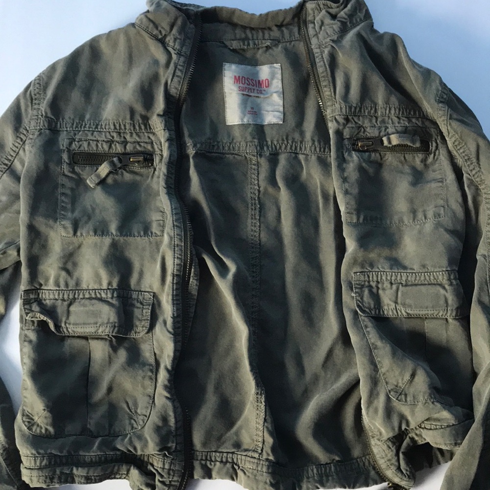 Green Jean jacket extra small